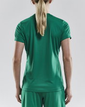 Craft Sport-Shirt (Jersey) Squad Solid - loose fit, quick-drying - green Women