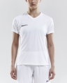 Craft Sport-Shirt (Trikot) Squad Solid - lockere Schnitt, schnelltrocknend - weiss Damen