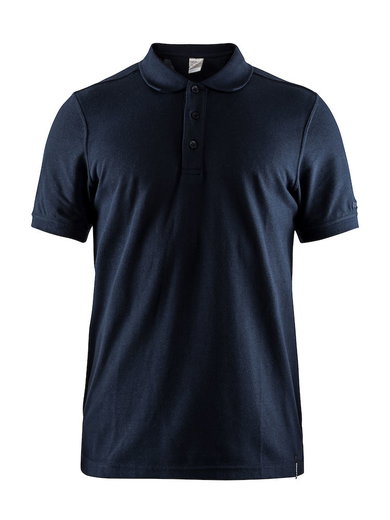 Craft Sport-Polo Casual Pique navyblau Herren
