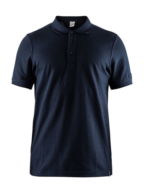 Craft Sport-Polo Casual Pique navyblau Herren