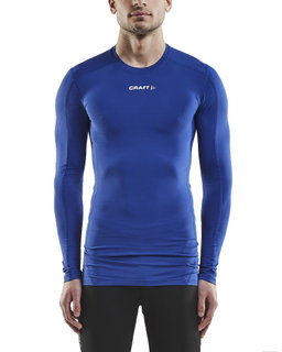 Craft Kompressions-Langarmshirt (enganliegend) Pro Control Unterwäsche kobaltblau Herren