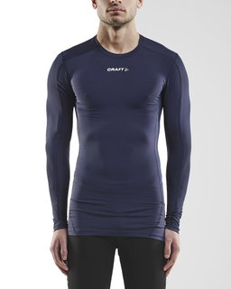 Craft Compression Long Sleeve Shirt (tight fit) Pro Control Underwear navy blue Men
