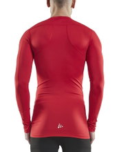 Craft Kompressions-Langarmshirt (enganliegend) Pro Control Unterwäsche rot Herren
