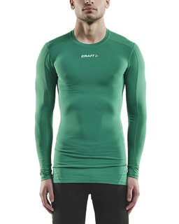 Craft Kompressions-Langarmshirt (enganliegend) Pro Control Unterwäsche grün Herren