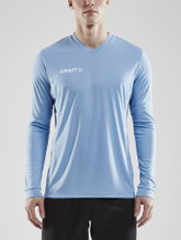 Craft Sport-Langarmshirt (Trikot) Squad Solid - hohe Elastizität, ergonomisches Design - hellblau Herren