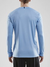 Craft Sport-Langarmshirt (Trikot) Squad Solid - hohe Elastizität, ergonomisches Design - hellblau Herren