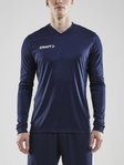 Craft Sport Long-sleeved Shirt (Jersey) Squad Solid - high elasticity, ergonomic design - navy blue Men