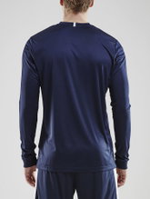 Craft Sport-Langarmshirt (Trikot) Squad Solid - hohe Elastizität, ergonomisches Design - navyblau Herren