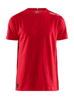 Craft Sport-Tshirt Community Mix (Baumwolle) rot Herren