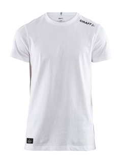 Craft Sport-Tshirt Community Mix (Baumwolle) weiss Herren