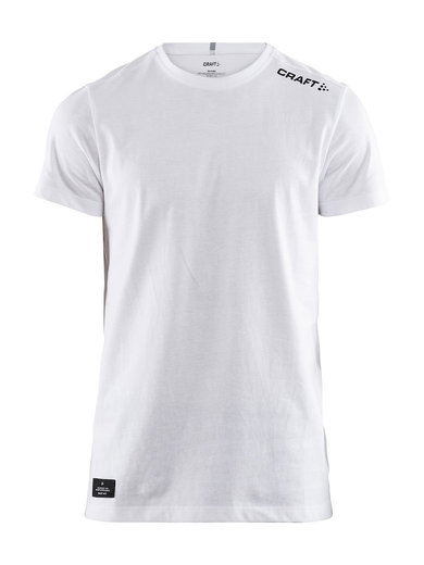 Craft Sport-Tshirt Community Mix (Baumwolle) weiss Herren