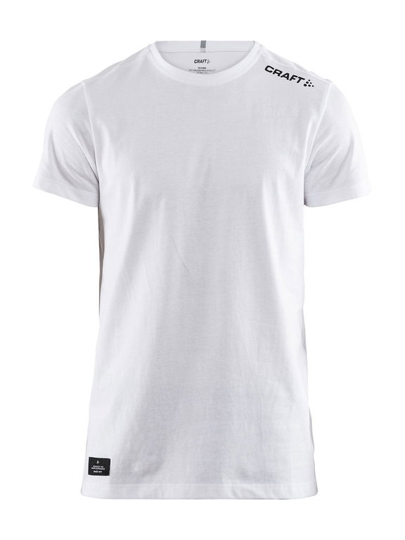Craft Sport-Tshirt Community Mix (Baumwolle) weiss Herren