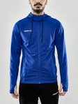 Craft Trainingsjacke Evolve Hood - strapazierfähige Mid-Layer-Kapuzenjacke aus Stretchmaterial - kobaltblau Herren