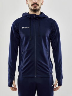 Craft Training Jacket Evolve Hood - durable mid-layer hooded jacket made of stretch material - navy blue Men