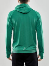 Craft Trainingsjacke Evolve Hood - strapazierfähige Mid-Layer-Kapuzenjacke aus Stretchmaterial - grün Herren