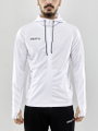 Craft Trainingsjacke Evolve Hood - strapazierfähige Mid-Layer-Kapuzenjacke aus Stretchmaterial - weiss Herren