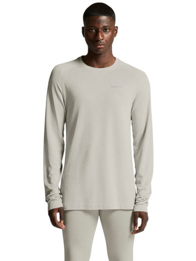 Craft Funktionsunterwäsche Langarmshirt Active Comfort 2 (weicher und funktioneller Stoff) hellgrau Herren