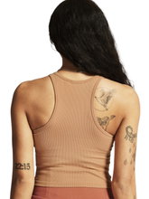 Craft Sport Tank Collective Rib (ribbed structure, elastic material) brown ladies