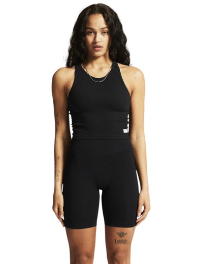 Craft Sport-Tank Collective Rib (Rippenstruktur, elastisches Material) schwarz Damen