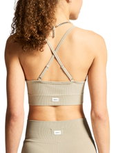 Craft Sport Bra Collective Rib Strap Sports Bra (ribbed structure, elastic material) beige ladies