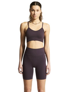 Craft Sport Bra Collective Rib Strap Sports Bra (ribbed structure, elastic material) plum violet ladies