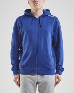 Craft Kapuzenpullover Hoodie Community FZ (Front-Reißverschluss, sportliche Passform) kobaltblau Herren