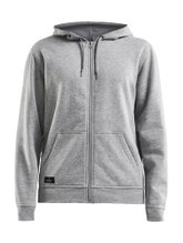 Craft Hoodie Community FZ Hoodie (Front Zipper, sporty fit) grey Men