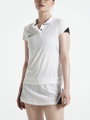 Craft Sport-Polo Pro Control Impact (leicht, atmungsaktiv) weiss/schwarz Damen