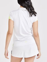 Craft Sport Polo Pro Control Impact (light, breathable) white/lime Women