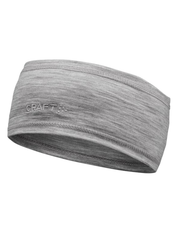 Craft opaska na czoło Essence Wool (wełna merino) szara - 1 sztuka