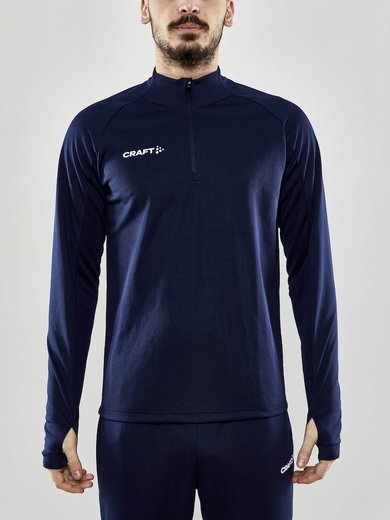 Craft Sport-Langarmshirt Evolve Halfzip - strapazierfähig, aus Stretchmaterial - navyblau Herren