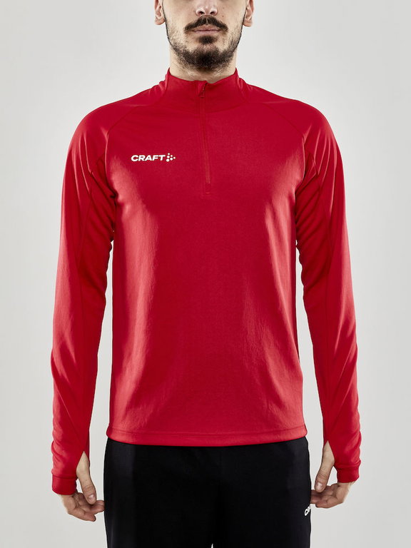 Craft Sport-Langarmshirt Evolve Halfzip - strapazierfähig, aus Stretchmaterial - rot Herren