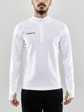 Craft Sport Long Sleeve Shirt Evolve Halfzip - durable, made of stretch material - white Men