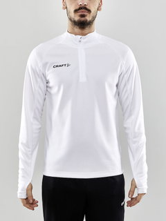 Craft Sport Long Sleeve Shirt Evolve Halfzip - durable, made of stretch material - white Men