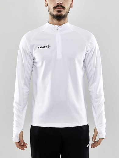 Craft Sport-Langarmshirt Evolve Halfzip - strapazierfähig, aus Stretchmaterial - weiss Herren