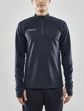 Craft Sport Long Sleeve Shirt Evolve Halfzip - durable, made of stretch material - dark grey Men