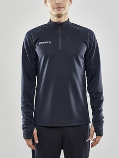 Craft Sport Long Sleeve Shirt Evolve Halfzip - durable, made of stretch material - dark grey Men