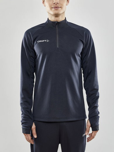 Craft Sport-Langarmshirt Evolve Halfzip - strapazierfähig, aus Stretchmaterial - dunkelgrau Herren