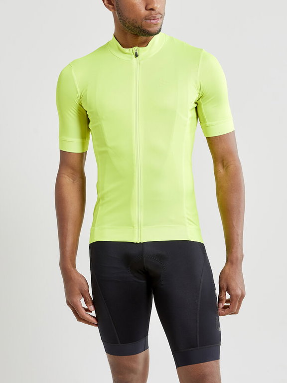 Craft Bike T-shirt Core Essence Jersey Tight Fit (optimal freedom of movement) neon yellow Men
