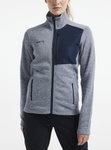 Craft Fleecejacke ADV Explore Heavy (100% rec. Polyester) blau Damen