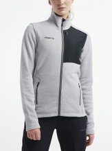 Craft Fleecejacke ADV Explore Heavy (100% rec. Polyester) grau/schwarz Damen