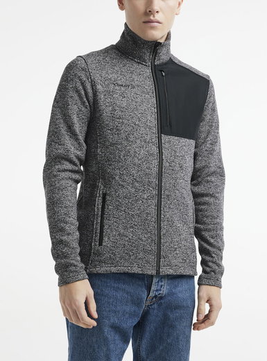 Craft Fleecejacke ADV Explore Heavy (100% rec. Polyester) schwarz Herren