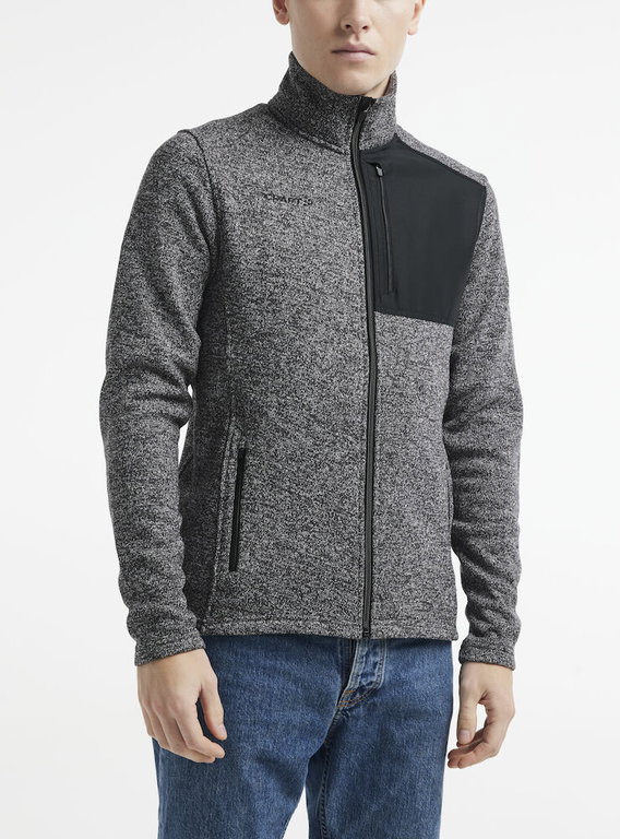 Craft Fleecejacke ADV Explore Heavy (100% rec. Polyester) schwarz Herren