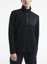 Craft Fleecejacke ADV Explore Pile (100% Polyester, warm, weich) schwarz Damen