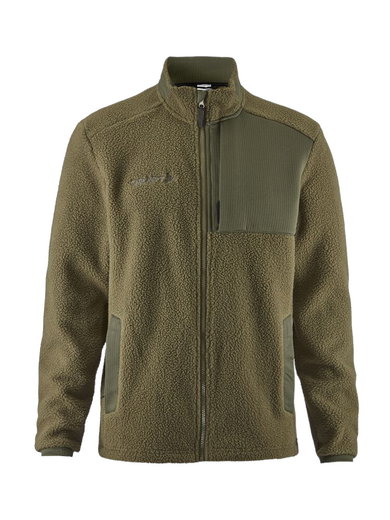Craft Fleece Jacket ADV Explore Pile (100% Polyester, warm, soft) green men's