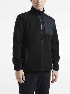 Craft Fleecejacke ADV Explore Pile (100% Polyester, warm, weich) schwarz Herren