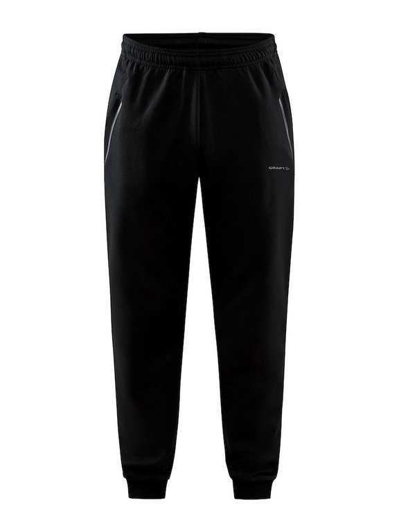 Craft Freizeithose Core Soul Sweatpants (weiches Material, Seitentaschen mit Reissverschluss) lang schwarz Herren