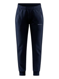 Craft Freizeithose Core Soul Sweatpants (weiches Material, Seitentaschen mit Reissverschluss) lang darknavy Damen