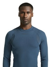 Craft Pro Active Extreme X Long Sleeve Base Layer Shirt (lightweight and very elastic material) navy blue men's