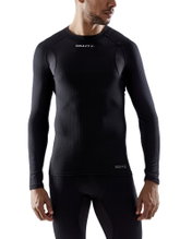 Craft Pro Active Extreme X Long Sleeve Base Layer Shirt (lightweight and very elastic material) black men's